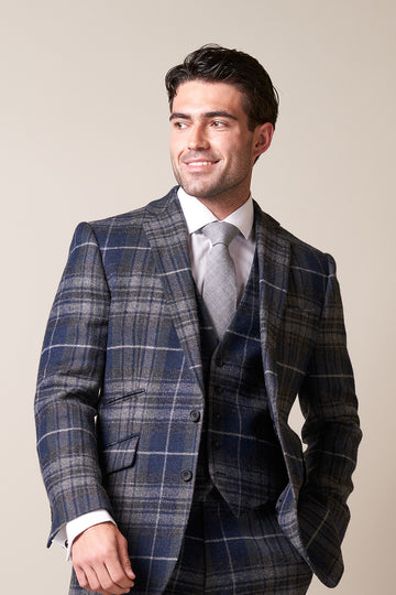 Midnight Pride Tweed Suit Jacket