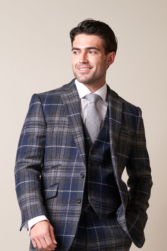 Midnight Pride Tweed Suit Jacket