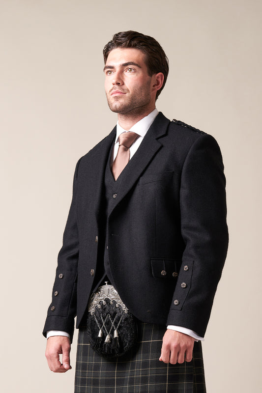 Black Crail Jacket & Waistcoat