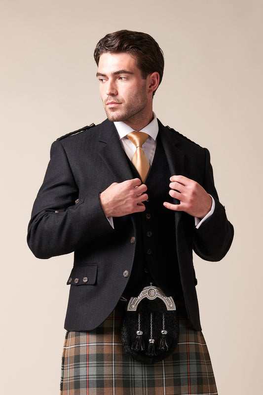 Black Crail Jacket & Waistcoat