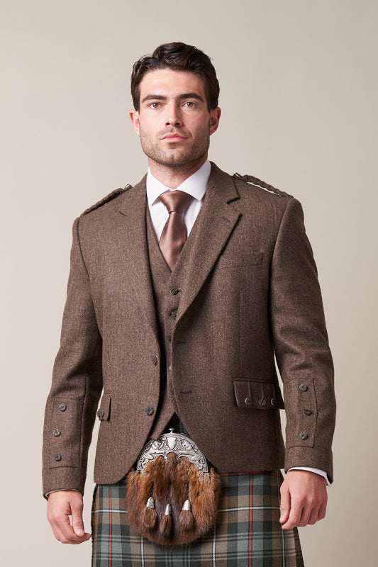 Brown Crail Jacket & Waistcoat