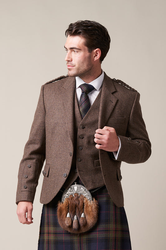 Brown Crail Jacket & Waistcoat