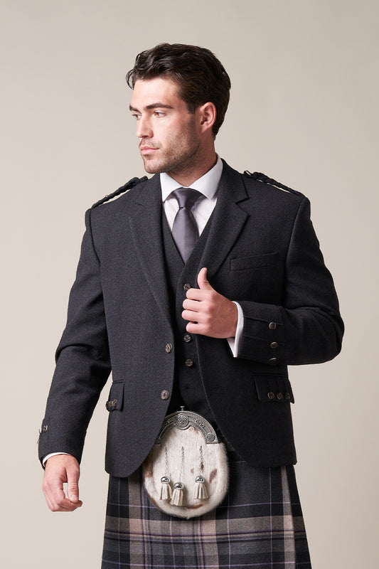 Charcoal Argyll Jacket & Waistcoat