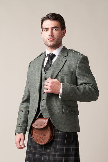 Dark Green Crail Jacket & Waistcoat