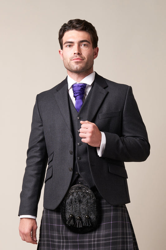 Grey Edwardian Jacket & Waistcoat