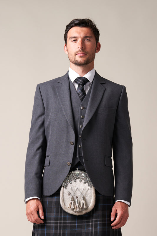 Silver Grey Contemporary Jacket