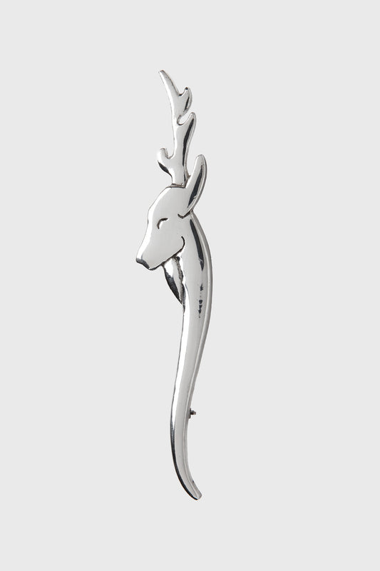 Staghead Kilt Pin - Polished