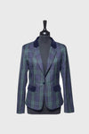 Ladies Black Watch Modern Tartan Blazer