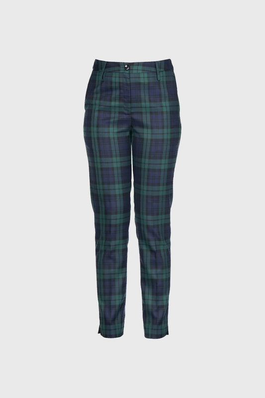 Ladies Black Watch Modern Tartan Trousers