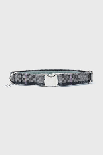 Clunie Burn Charcoal - Luxury Dog Collar