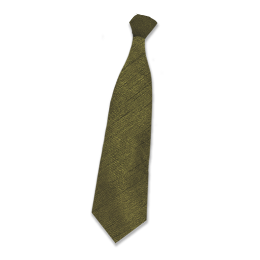 Olive Silk Tie