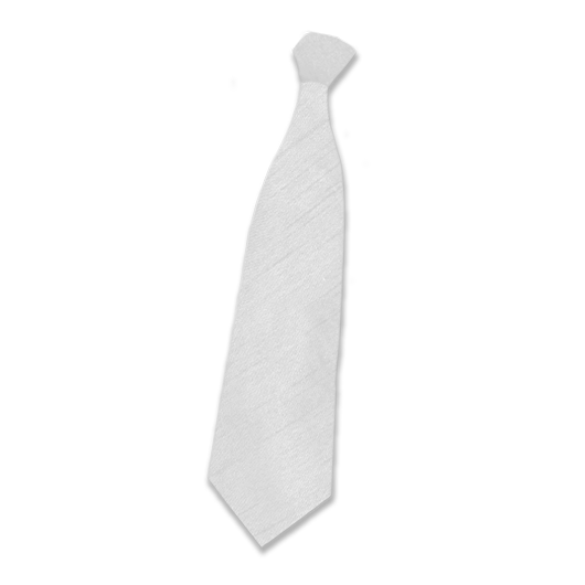 White Silk Tie