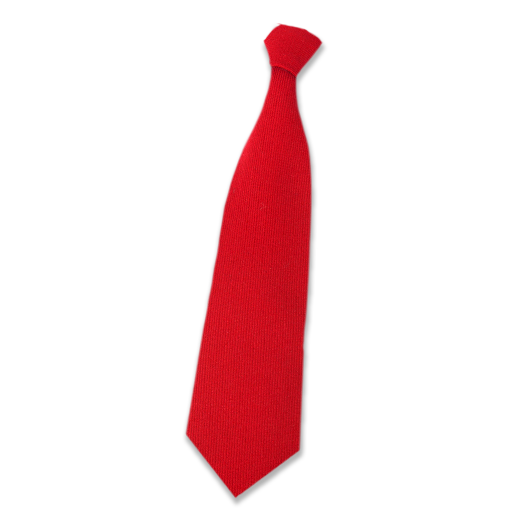 Ruby Red Wool Tie
