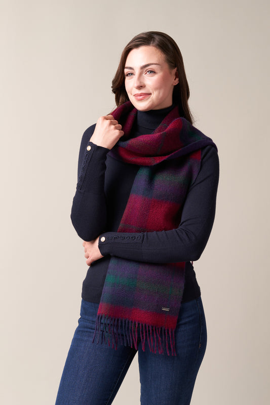 Autumn Pride & Purple Scarf