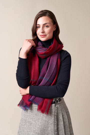 Autumn Pride Merino Wool Scarf