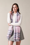 Cherry Blossom & Grey Scarf
