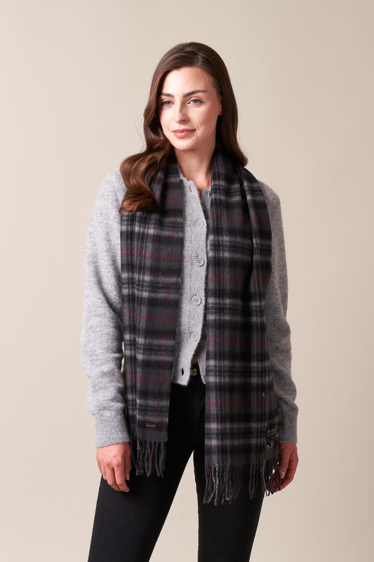 Silver Pride Tartan Scarf