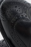 Black Leather Classic Ghillie Brogue
