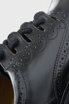 Black Leather Classic Ghillie Brogue