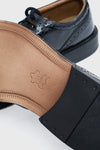 Black Leather Classic Ghillie Brogue
