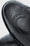 Black Leather Pride of Scotland Ghillie Brogues