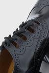 Black Leather Pride of Scotland Ghillie Brogues