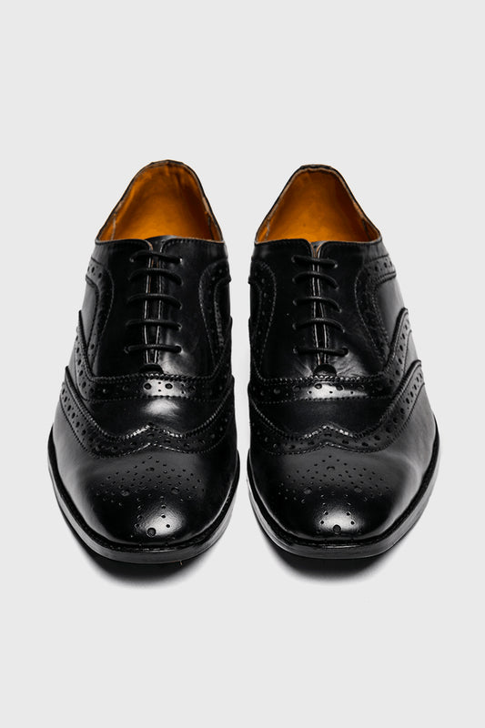 Pride Black Day Leather Brogue