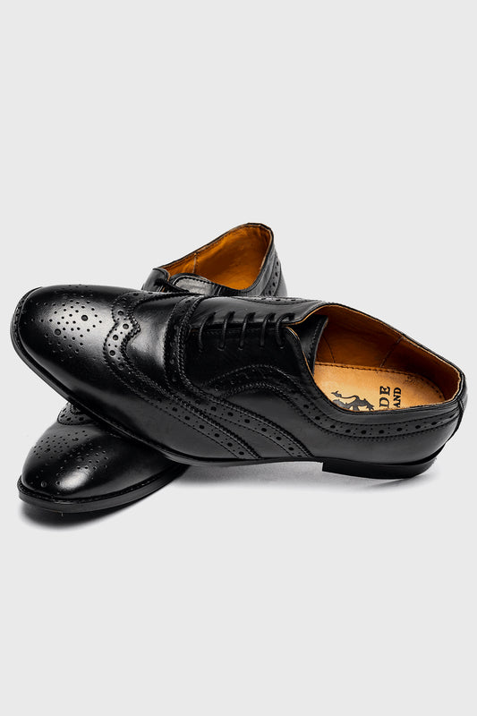 Pride Black Day Leather Brogue