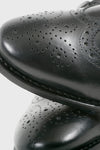 Thistle Shoes Black Leather Day Brogues