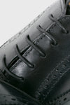 Thistle Shoes Black Leather Day Brogues