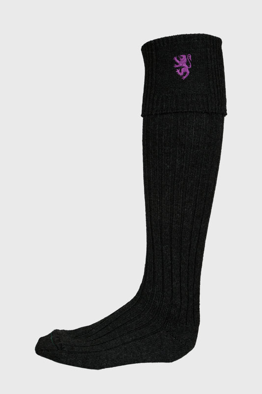 Charcoal Hose Purple Pride Motif