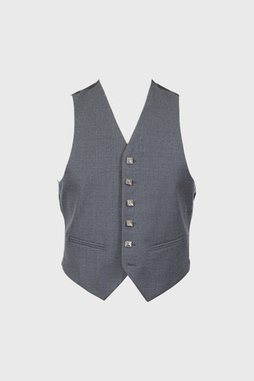 Silver Grey Contemporary Waistcoat