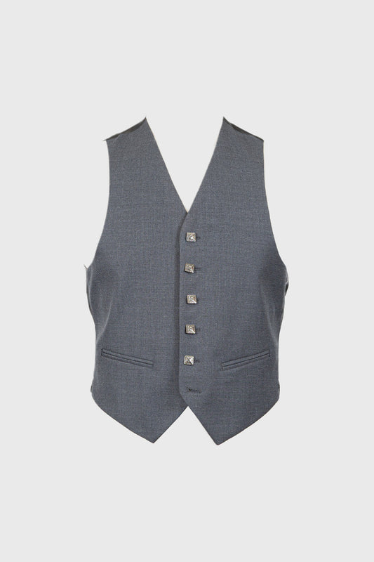 Silver Grey Contemporary Waistcoat