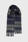Midnight Pride Tartan & Grey Scarf