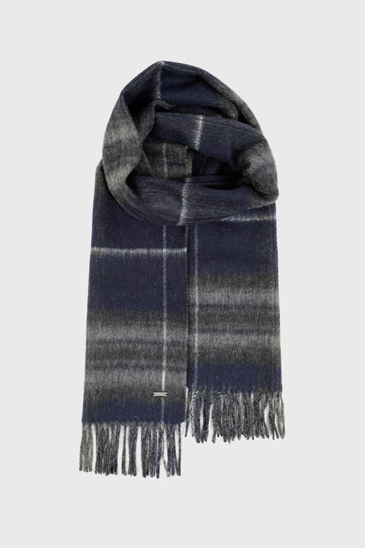 Midnight Pride & Grey Scarf