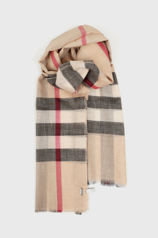Camel Thomson Merino Wool Scarf