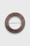 Fáinne Celtic Circle Plaid Brooch