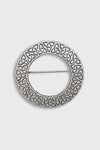 Fáinne Celtic Circle Plaid Brooch