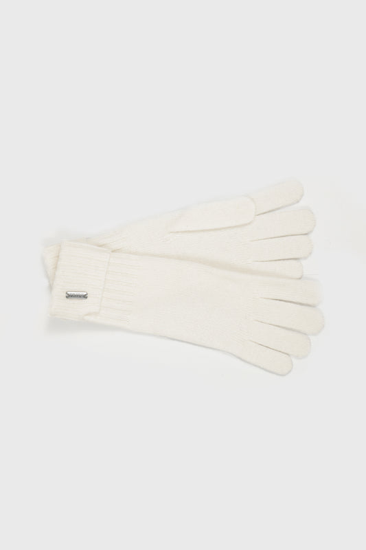 White Pride Wool & Cashmere Gloves