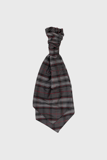 Silver Pride Silk Cravat