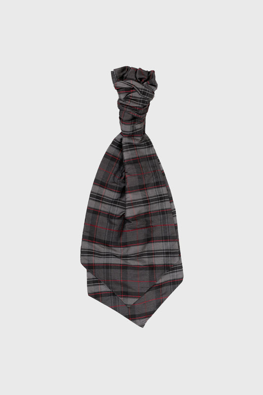 Silver Pride Silk Cravat