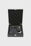 Grey Stewart Hip Flask Set