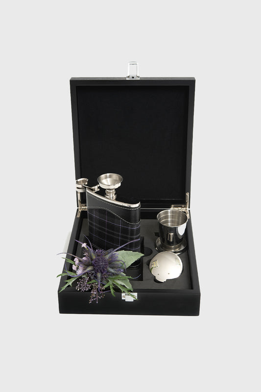 Platinum Pride Hip Flask Set