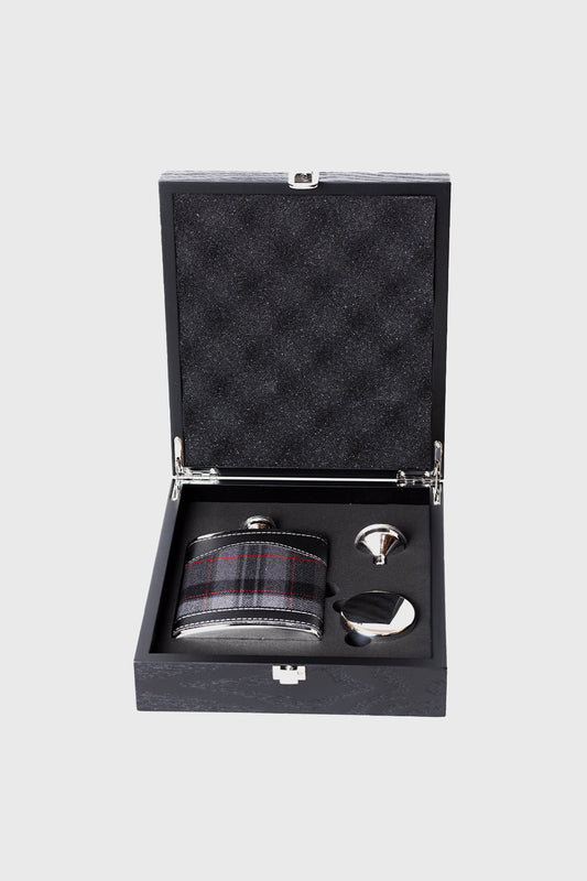 Silver Pride Hip Flask Set