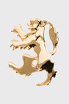 Lion Rampant Kilt Pin - Gold