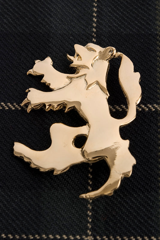 Lion Rampant Kilt Pin - Gold