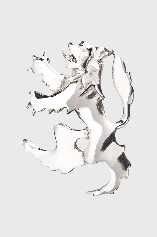 Lion Rampant Kilt Pin - Polished