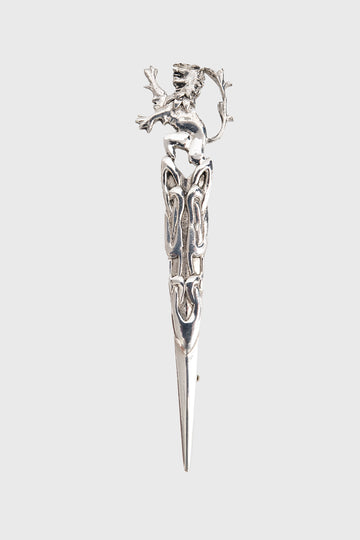 Pride Lion & Sword Kilt Pin - Polished
