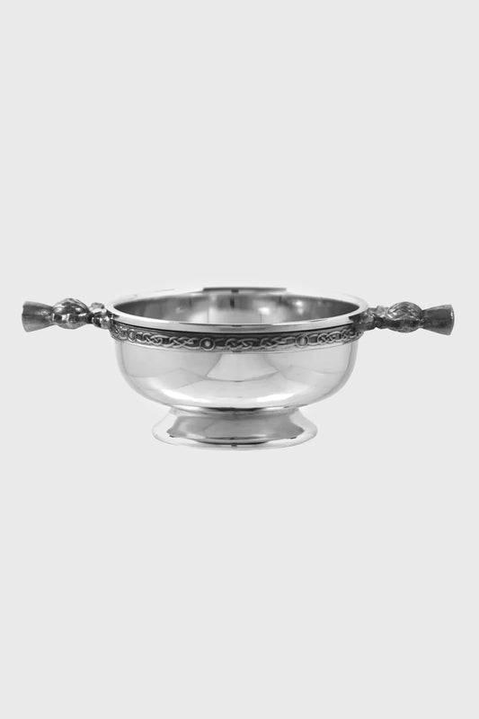 Scottish Thistle Handle 5” Quaich