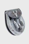 Brown Leather and Grey Sporran